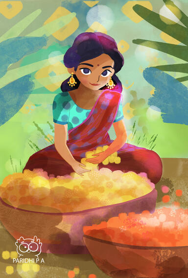 Flower Lady